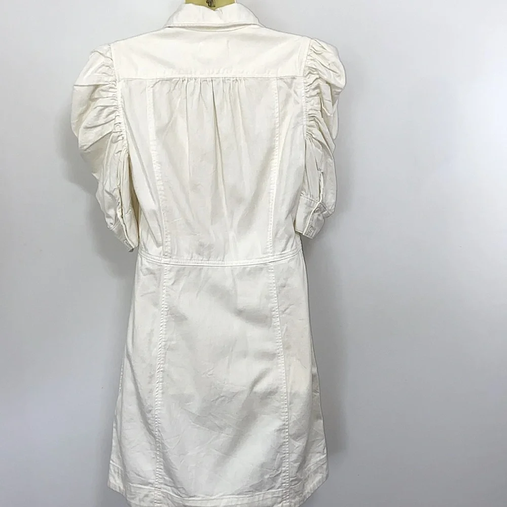 Frame Dress White Mini Cotton Nwot  SP - Picture 6 of 7